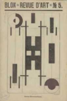 Blok : czasopismo awangardy artystycznej 1924, Nr 005