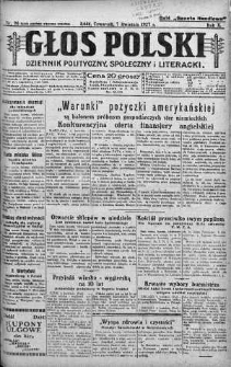 Głos Polski : dziennik polityczny, społeczny i literacki 7 kwiecień 1927 nr 96