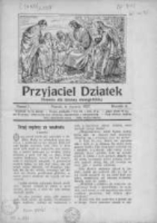 Przyjaciel Dziatek. Pisemko dla dziatwy ewangelickiej. 1927. Nr 1