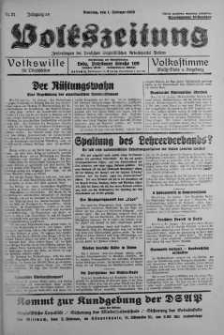 Volkszeitung 1 luty 1938 nr 31