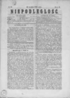 Niepodległość. R. 2. 1867/1868, nr 50