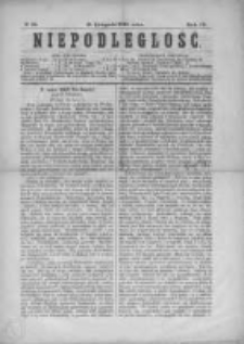 Niepodległość. R. 3. 1868/1869, nr 86