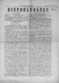 Niepodległość. R. 3. 1868/1869, nr 87