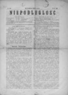 Niepodległość. R. 3. 1868/1869, nr 89