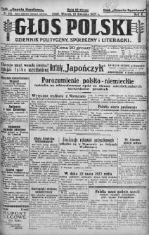 Głos Polski : dziennik polityczny, społeczny i literacki 12 kwiecień 1927 nr 101