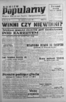 Kurier Popularny. Organ Polskiej Partii Socjalistycznej 1947, III, Nr 265