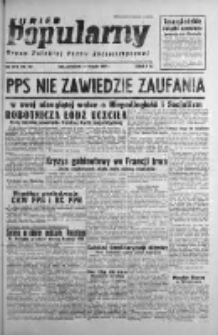 Kurier Popularny. Organ Polskiej Partii Socjalistycznej 1947, IV, Nr 320