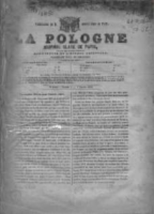 La Pologne. Annales contemporaines, politiques, religieuses et litteraires des peuples de l'Europe Orientale. 1850. Nr 1