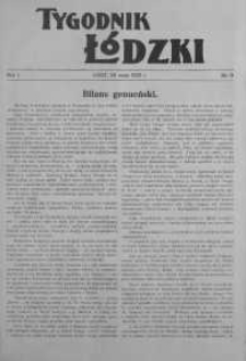Tygodnik Łódzki 28 maj R. 1. 1922 nr 12