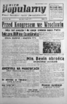 Kurier Popularny. Organ Polskiej Partii Socjalistycznej 1947, IV, Nr 338