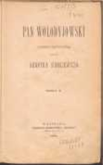 Pan Wołodyjowski : powieść historyczna. T.1