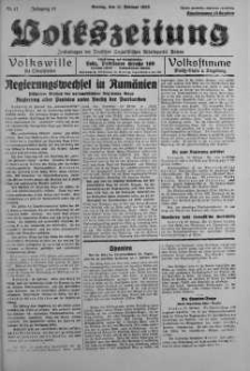 Volkszeitung 11 luty 1938 nr 41
