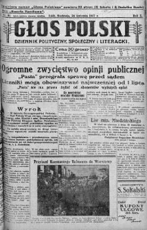 Głos Polski : dziennik polityczny, społeczny i literacki 24 kwiecień 1927 nr 111