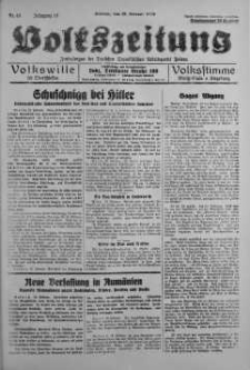 Volkszeitung 13 luty 1938 nr 43
