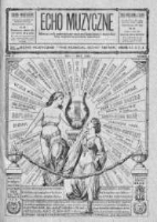 Echo Muzyczne. Miesięcznik poświęcony muzyce kościelnej i świeckiej oraz zespołom muzycznym i teatralnym.1925. Nr 5