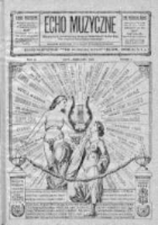 Echo Muzyczne. Miesięcznik poświęcony muzyce kościelnej i świeckiej oraz zespołom muzycznym i teatralnym.1926. Nr 2
