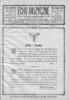 Echo Muzyczne. Miesięcznik poświęcony muzyce kościelnej i świeckiej oraz zespołom muzycznym i teatralnym.1928. Nr 2