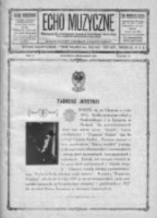 Echo Muzyczne. Miesięcznik poświęcony muzyce kościelnej i świeckiej oraz zespołom muzycznym i teatralnym.1928. Nr 12