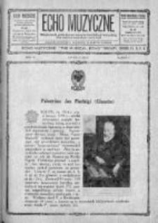 Echo Muzyczne. Miesięcznik poświęcony muzyce kościelnej i świeckiej oraz zespołom muzycznym i teatralnym.1929. Nr 7