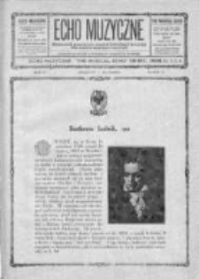Echo Muzyczne. Miesięcznik poświęcony muzyce kościelnej i świeckiej oraz zespołom muzycznym i teatralnym.1929. Nr 12
