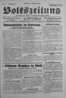 Volkszeitung 15 luty 1938 nr 45
