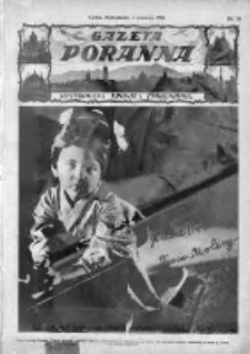 Gazeta Poranna. Ilustrowana kronika tygodniowa. 1929. Nr 34