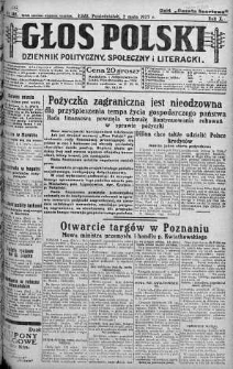 Głos Polski : dziennik polityczny, społeczny i literacki 2 maj 1927 nr 119