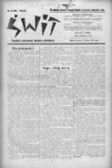 Świt : tygodnik poświęcony sprawie robotniczej 1920, nr 11