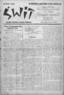 Świt : tygodnik poświęcony sprawie robotniczej 1920, nr 22