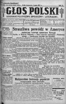 Głos Polski : dziennik polityczny, społeczny i literacki 5 maj 1927 nr 122