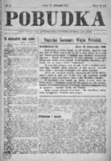 Pobudka : organ Komitetu Obywatelskiego Miasta Lwowa. 1918, nr 6