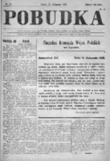 Pobudka : organ Komitetu Obywatelskiego Miasta Lwowa. 1918, nr 10