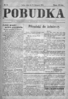 Pobudka : organ Komitetu Obywatelskiego Miasta Lwowa. 1918, nr 16