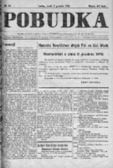 Pobudka : organ Komitetu Obywatelskiego Miasta Lwowa. 1918, nr 29