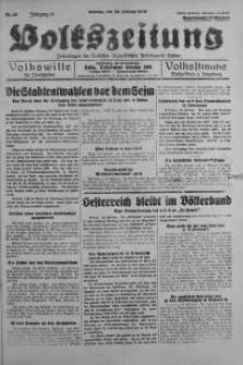 Volkszeitung 20 luty 1938 nr 50