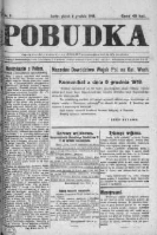 Pobudka : organ Komitetu Obywatelskiego Miasta Lwowa. 1918, nr 31