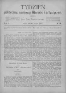 Tydzien polityczny, naukowy, literacki i artystyczny.1870. Nr 34