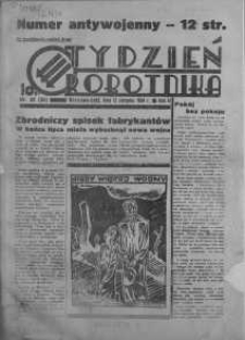 Tydzień Robotnika 12 sierpień R. 2. 1934 nr 52
