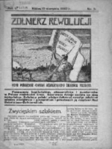 Żołnierz Rewolucji : pismo poświęcone czynowi rewolucyjnemu żołnierza polskiego. 1920, nr 3