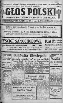 Głos Polski : dziennik polityczny, społeczny i literacki 15 maj 1927 nr 132