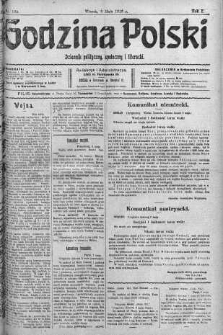 Godzina Polski : dziennik polityczny, społeczny i literacki 9 maj 1916 nr 129