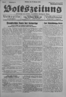 Volkszeitung 27 luty 1938 nr 57