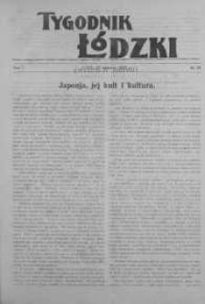Tygodnik Łódzki 27 sierpień R. 1. 1922 nr 25