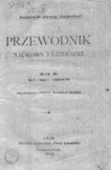 Przewodnik Naukowy i Literacki : dodatek do "Gazety Lwowskiej". 1874. R. II. T. II, zeszyt 4