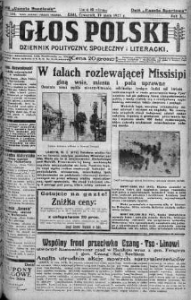 Głos Polski : dziennik polityczny, społeczny i literacki 19 maj 1927 nr 136