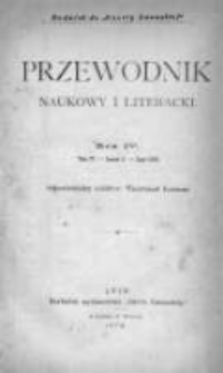 Przewodnik Naukowy i Literacki : dodatek do "Gazety Lwowskiej". 1876. R. IV. T. IV, zeszyt 2