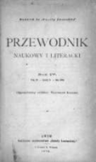 Przewodnik Naukowy i Literacki : dodatek do "Gazety Lwowskiej". 1876. R. IV. T. IV, zeszyt 5