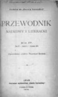 Przewodnik Naukowy i Literacki : dodatek do "Gazety Lwowskiej". 1876. R. IV. T. IV, zeszyt 6