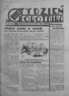 Tydzień Robotnika 23 wrzesień R. 2. 1934 nr 61