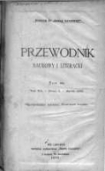Przewodnik Naukowy i Literacki : dodatek do "Gazety Lwowskiej". 1880. R. VIII, zeszyt 3